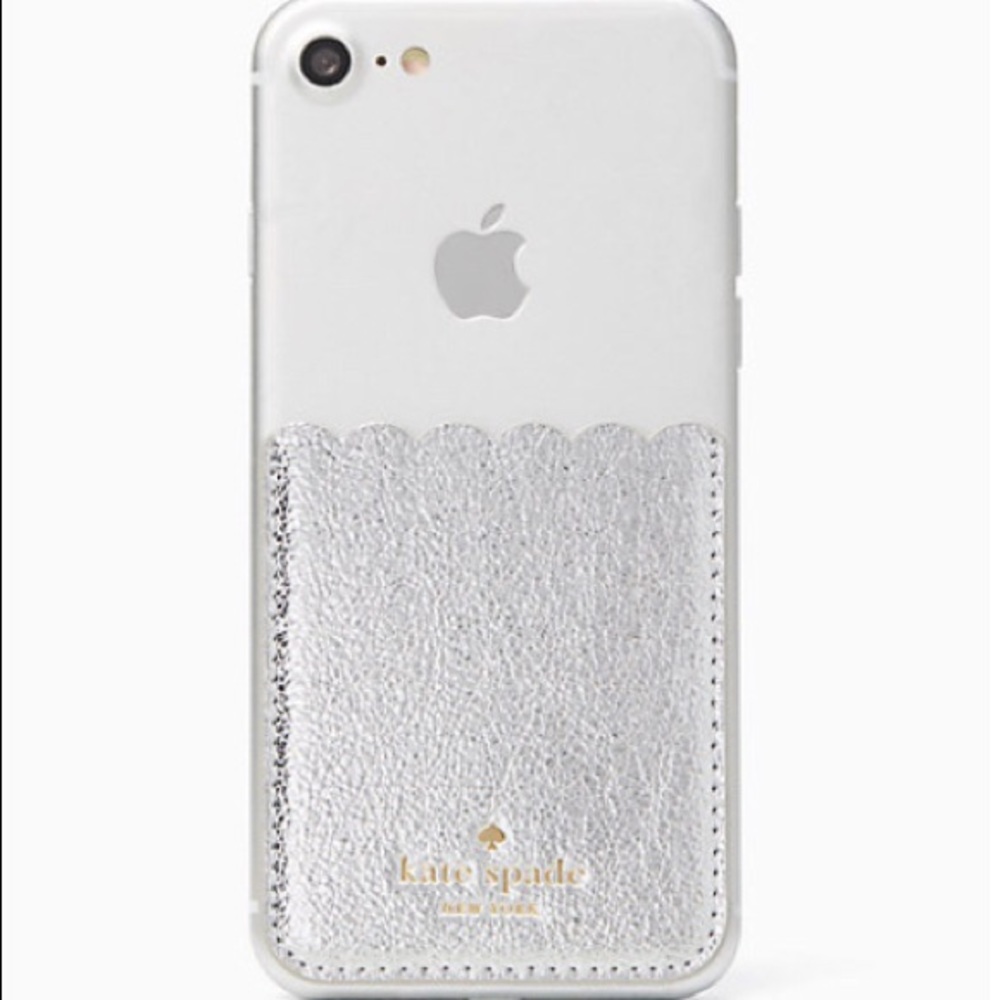 Late Spade metallic Sticker Pocket